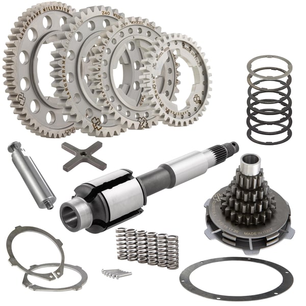 Getriebekit Z 55-40-37-36 SERIE PRO 'PX Lusso' Race für Vespa 125 GT 2°/GTR/Super 2°/TS/150 GL 2°/Sprint 2°/V/Super 2°/Rally/PX80-200/PE/Lusso/T5/Cosa