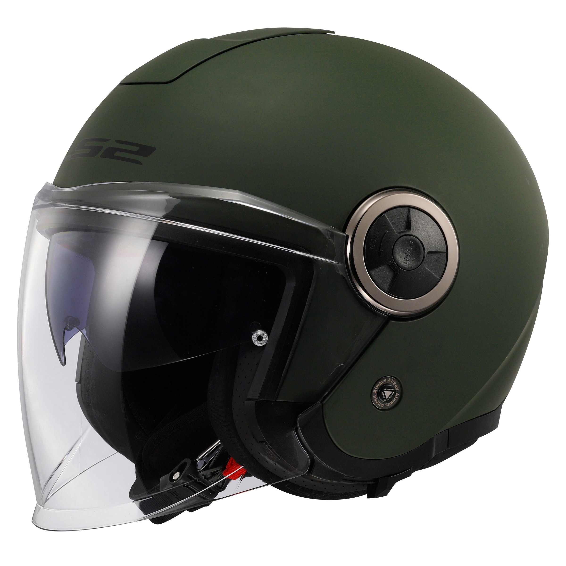 Helm LS2 Classy, green matt, Gr. S, 53-54cm Jethelm