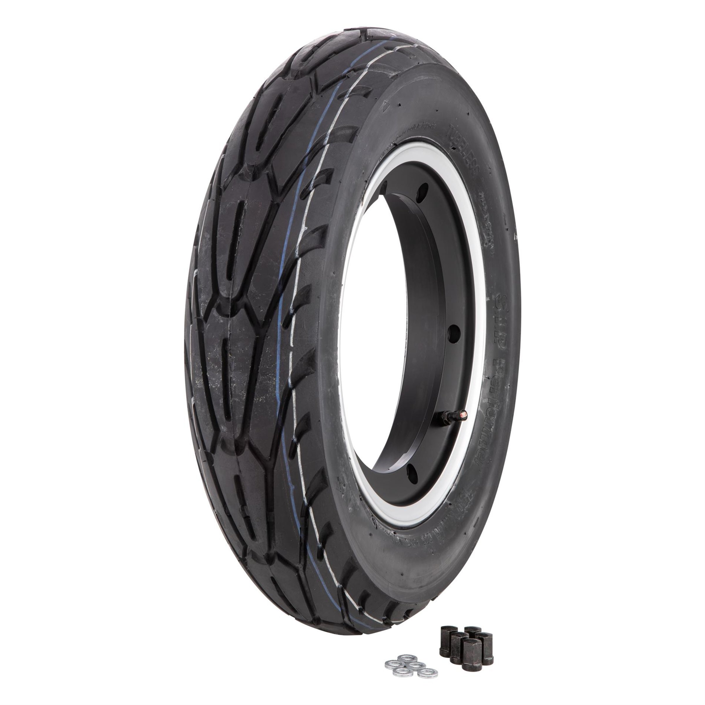 Komplettrad SIP Performer 2.0 3.50-10 59P TL/TT reinforced für Vespa 125 GT/GTR/TS/150 GS VS5T/GL/Sprint/V/T4/180-200 Rally/PX80-200/PE/Lusso/`98/MY/T5/LML Star 125-200 2T/4T für Vespa 125 GT/GTR/TS/150 GS VS5T/GL/Sprint/V/T4/180-200 Rally/PX80-200/PE/Lus