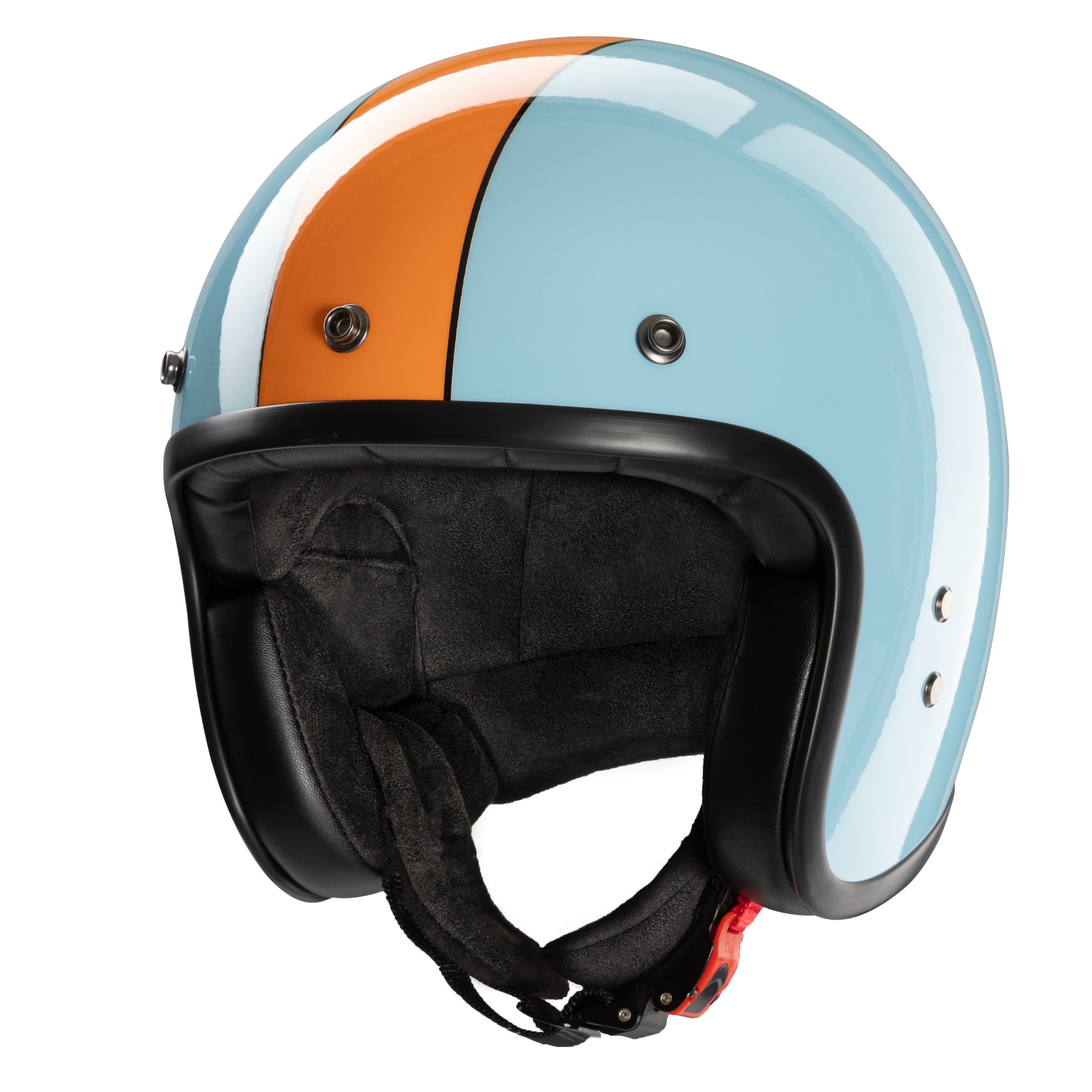 Helm REDBIKE RB 801 GASOLINE, hellblau/orange, Gr. M, 57-58 Jethelm