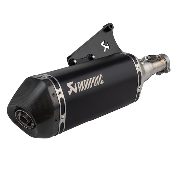 Rennauspuff AKRAPOVIC Black Edition SLIP-ON S-VE125SO3-HZBL für Vespa/PIAGGIO Primavera/Sprint 125/150ccm i.e. 3V 4T AC ->1745