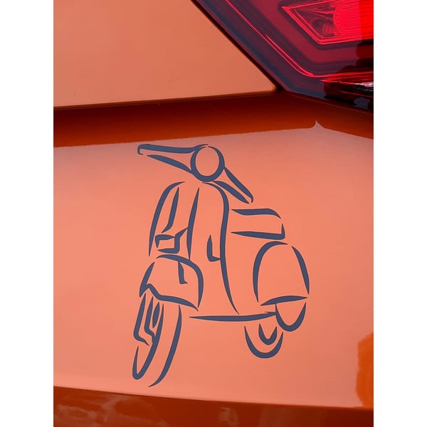Aufkleber mit Motiv Vespa PX Motorroller 