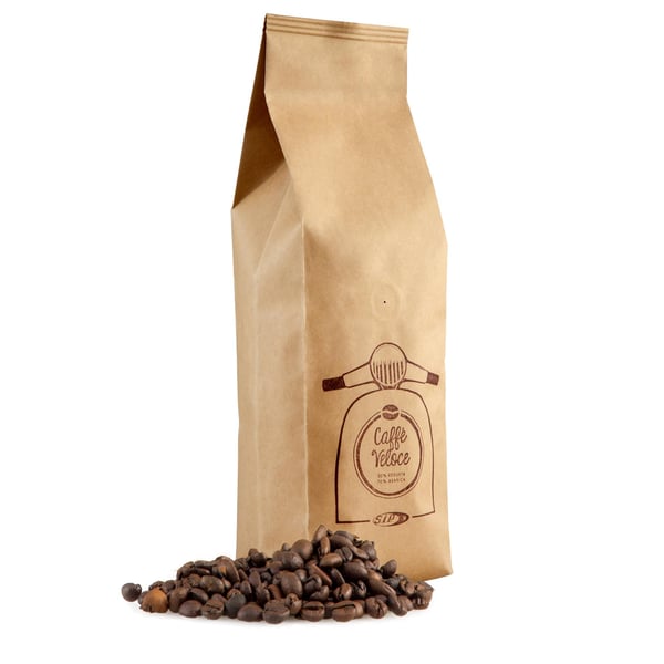 Espressobohnen Caffé Veloce mit Motiv Vespa Motorroller 