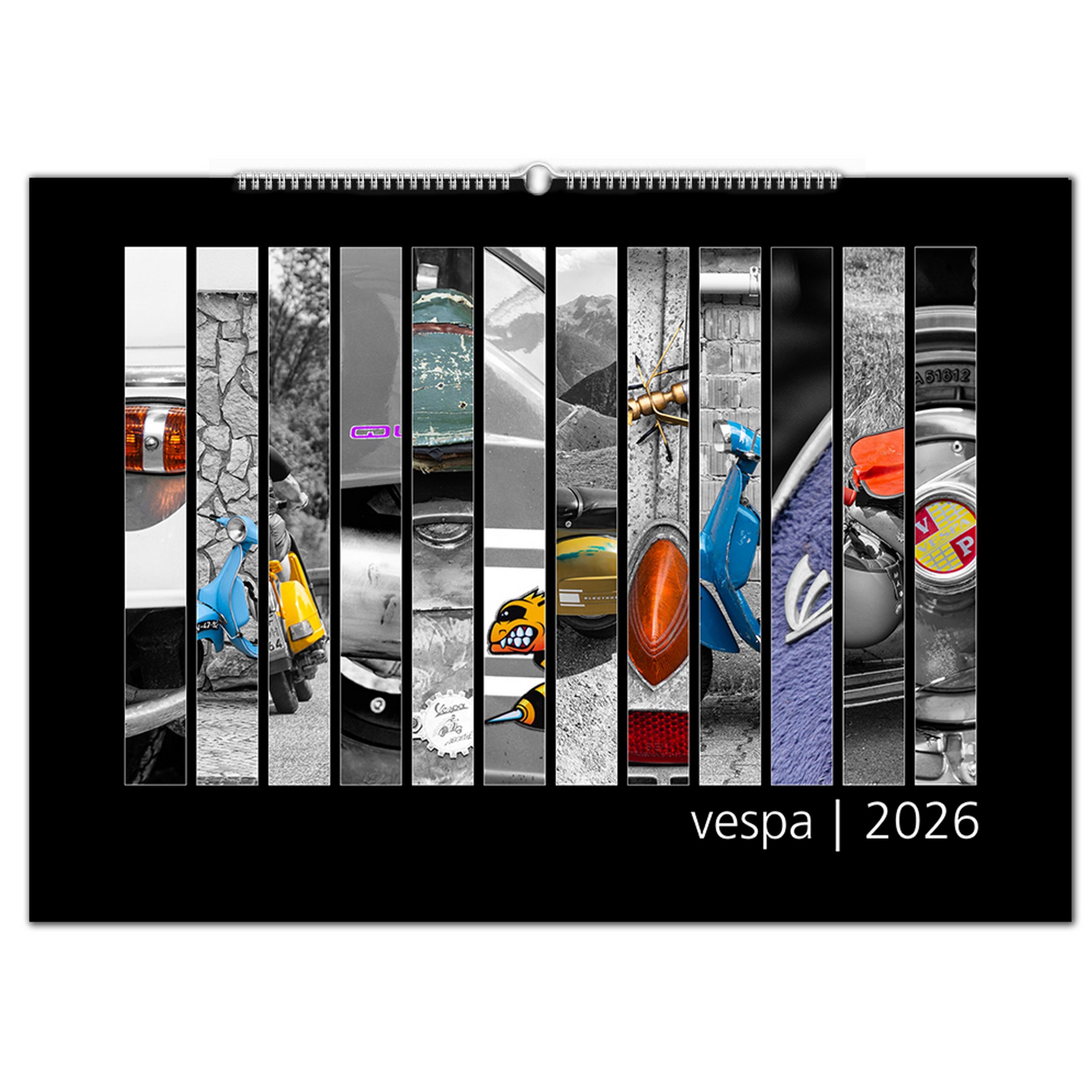 Kalender Colorkey mit Motiv VESPA 2026 Motorroller Limited Edition  