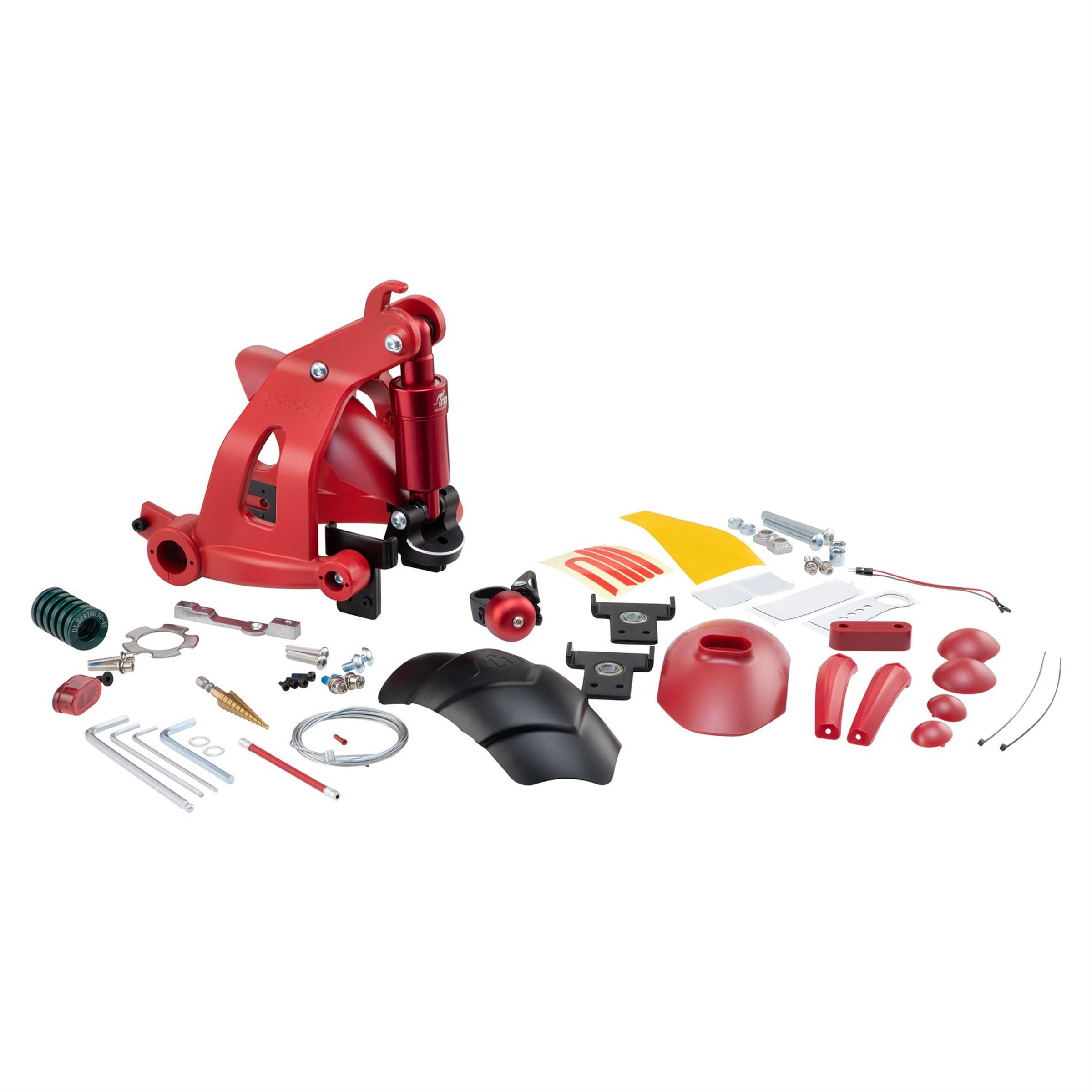 Stoßdämpferkit MONORIM für E-Scooter Hinterrad MR1 für XIAOMI M365/PRO/PRO2/1S/MI3/MI4/ES für XIAOMI M365/PRO/PRO2/1S/MI3/MI4/ES