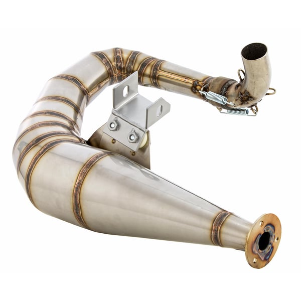 Rennauspuff SIP Performance 2.0, Edelstahl unlackiert, Dämpfer: Carbon Farbe (ESD): carbon für Vespa 125 GT/GTR/TS/150 GL/Sprint/V/PX80-150/PE/Lusso/Cosa 1