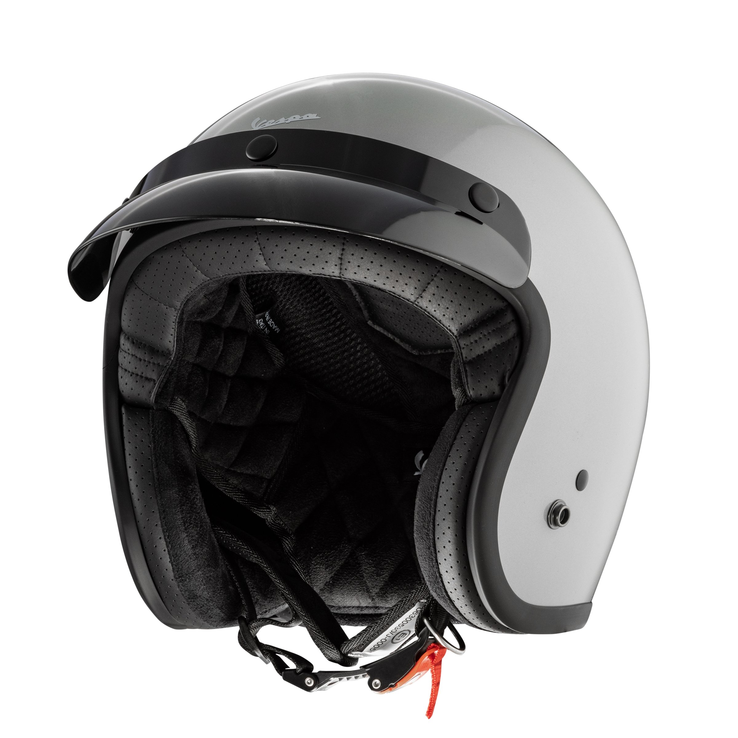 Helm PIAGGIO Vespa Versilia, grau glänzend, Gr. S, 55-56cm Jethelm