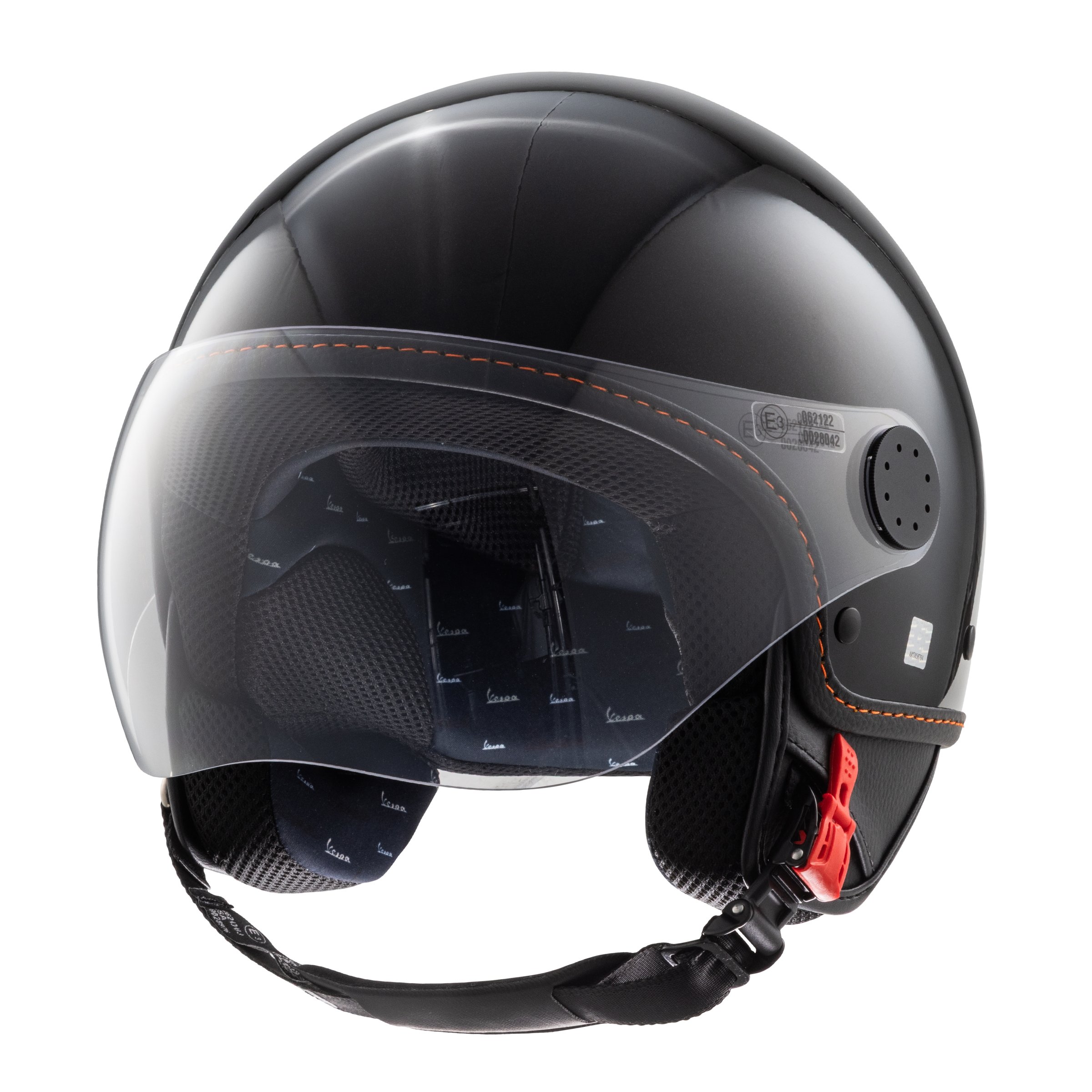 Helm PIAGGIO Vespa Visor 4.0, schwarz glänzend, Gr. XS, 53-54cm Jethelm
