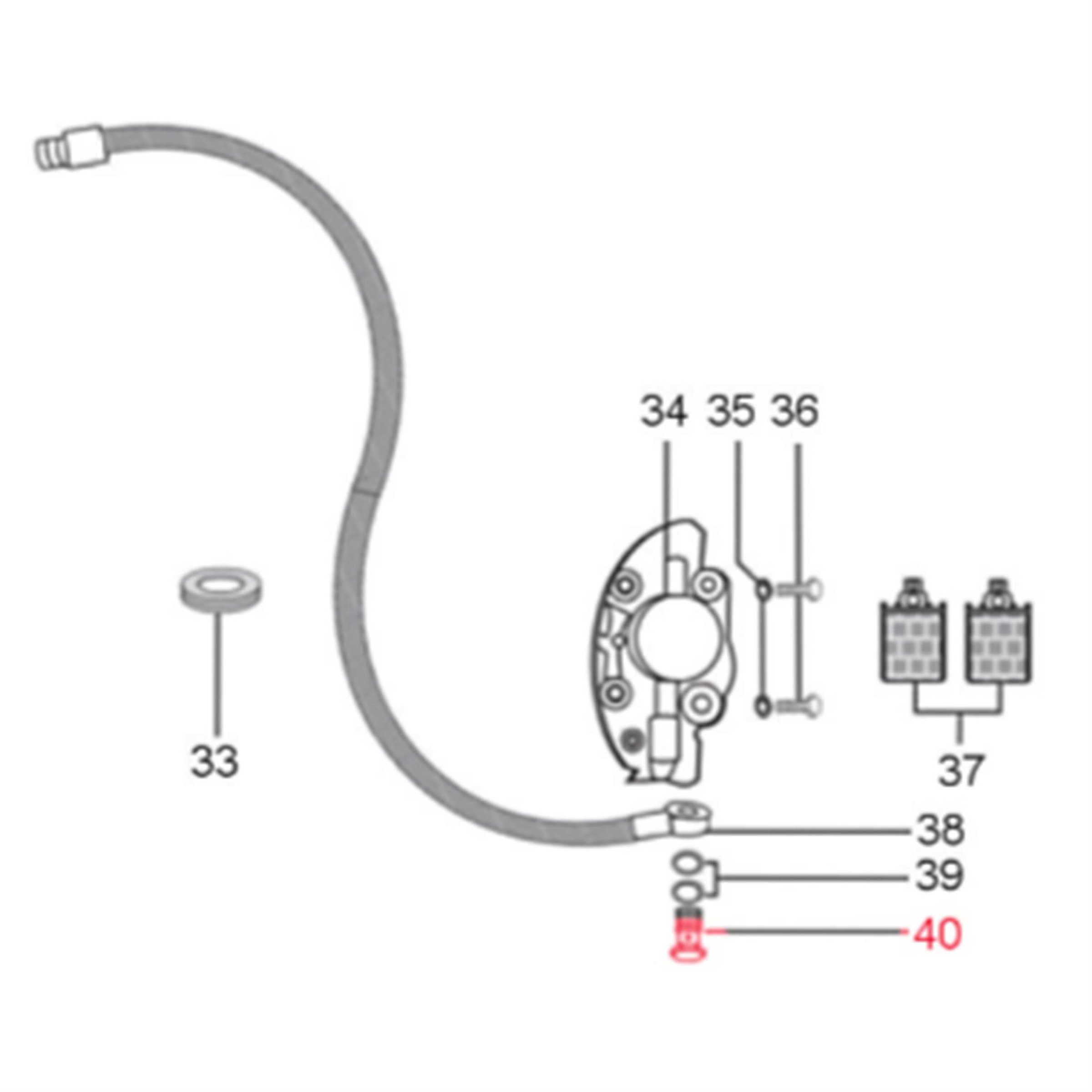 Hohlschraube, LML für LML Star 125-200 2T/4T/ Star125/II/Lite 4T Automatica/CVT