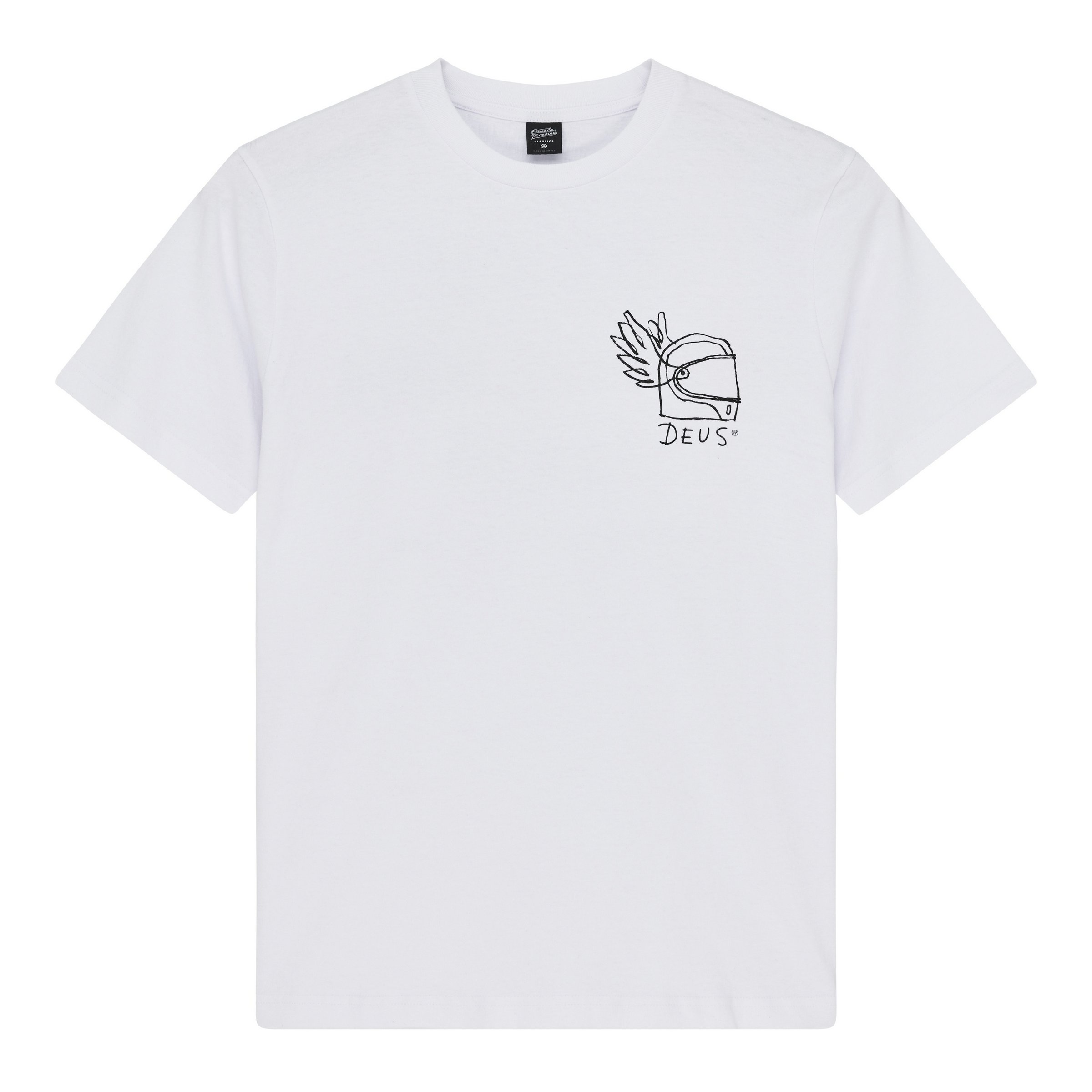 T-Shirt DEUS Harajuku Helmet Tee Größe: M für Männer