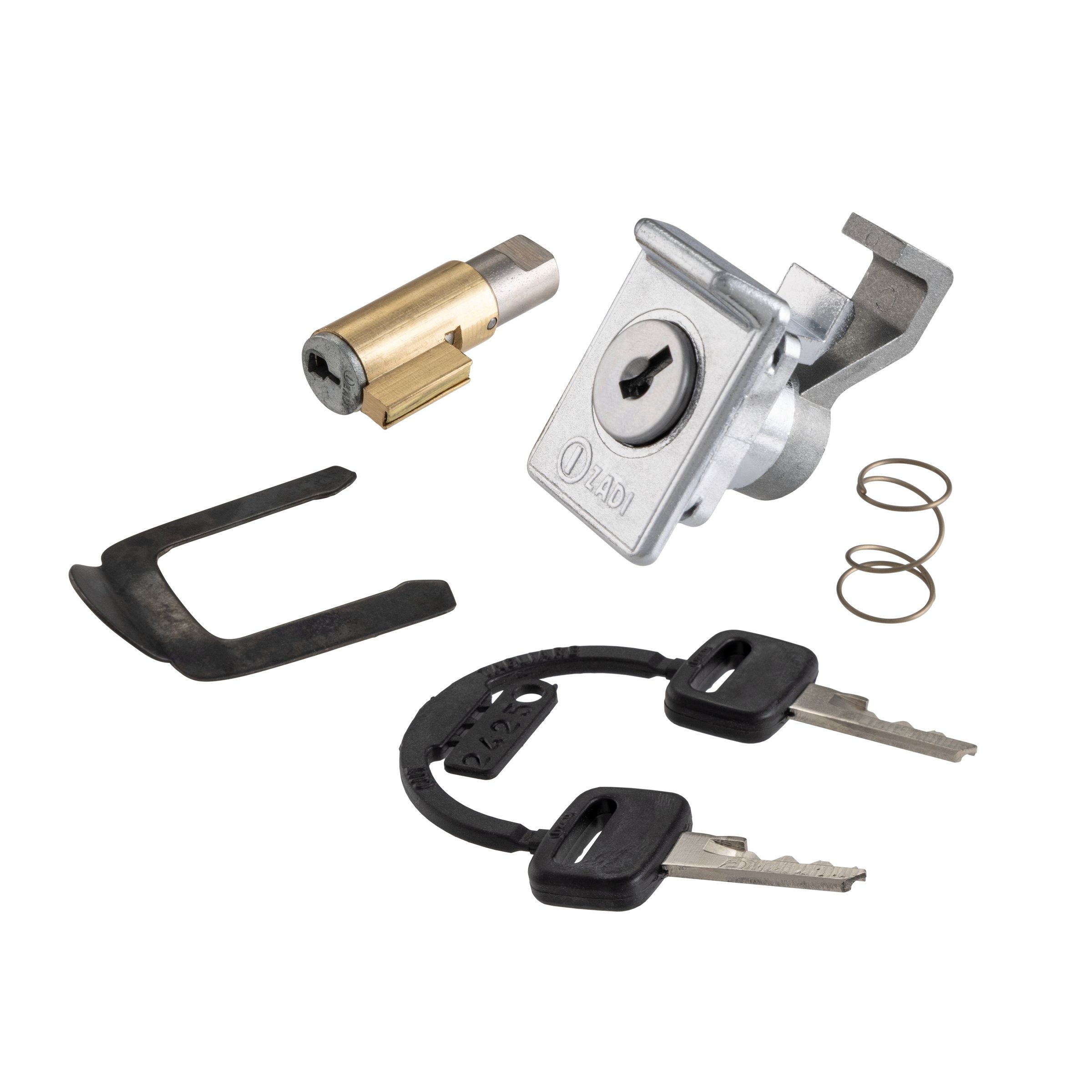 Schloss Set Lenkschloss/Gepäckfach ZADI für Vespa 50N 236001->/L ->580001/S 34201 ->/Special/Elestart/SR/90 31301 ->/R/125 PV 028960->/ET3 ->44965/125 GT/Sprint 62685 ->/TS/GTR/Super/150 Sprint 077175->/V./Rally