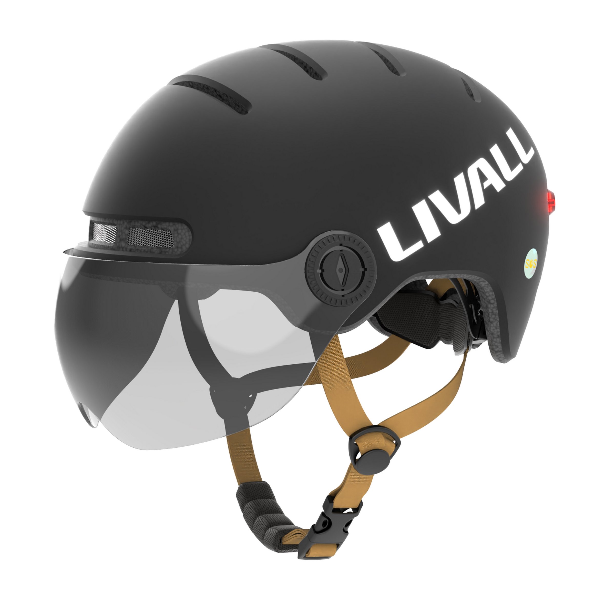 Fahrradhelm LIVALL L23, schwarz, Gr. M, 54-58cm Fahrradhelm