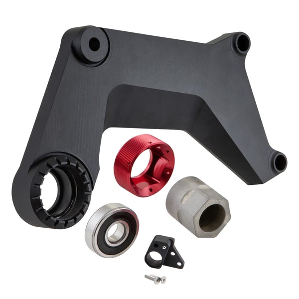 Schwingarm SIP SERIES PORDOI für Rennauspuff PORDOI, hinten für Vespa GTS/GTS Super/GTV 125-300ccm