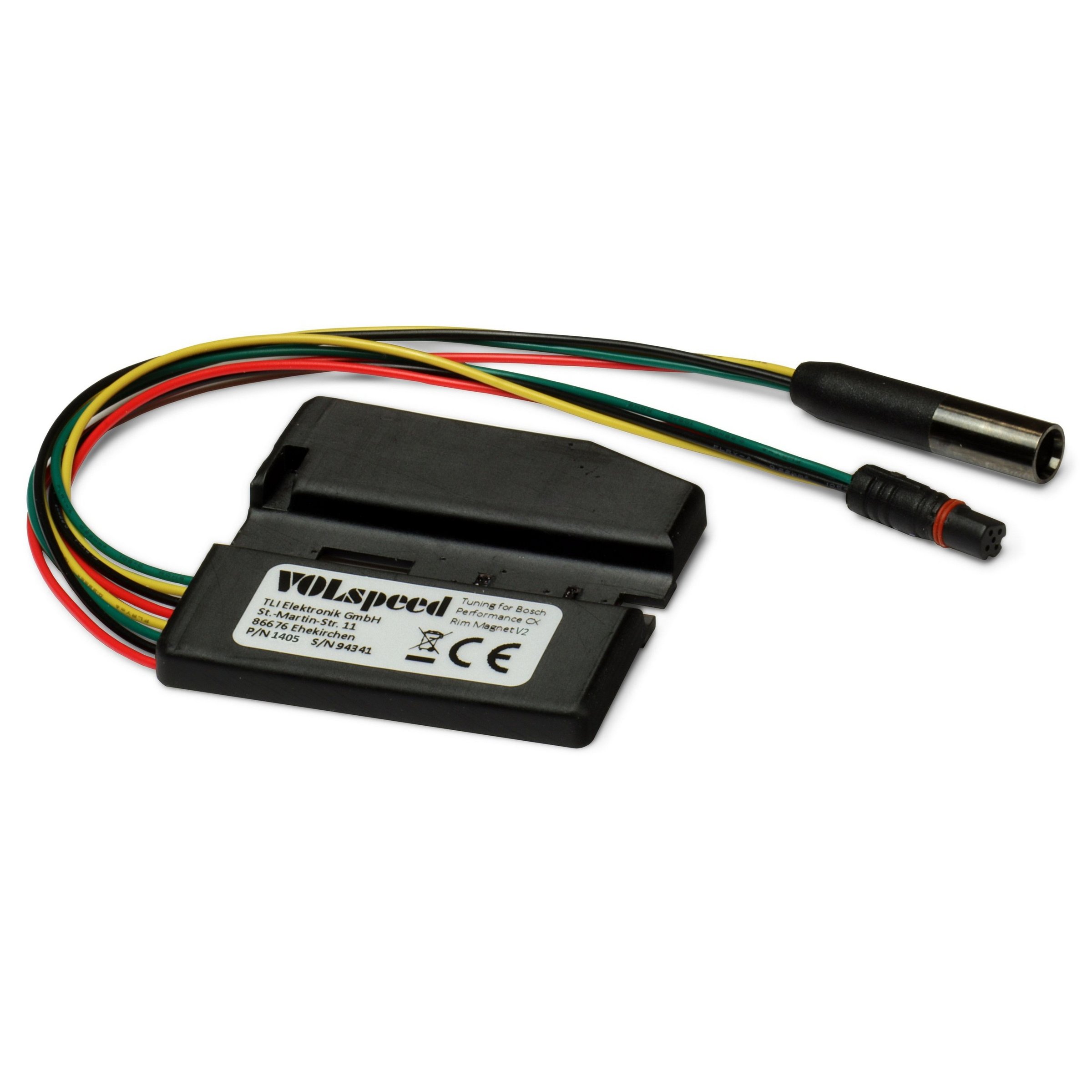 Tuningmodul E-Bike VOLspeed V2 (Gen4 & Gen5 Smart System mit Felgenmagnet) für original Felgenmagnet (BDU37 & BDU38) für E-Bikes/Pedelecs mit Motor BOSCH Performance Line CX, Smart System Gen4 (BDU37xx) ab MY 2022/Gen5 (BDU38xx) ab MY2025