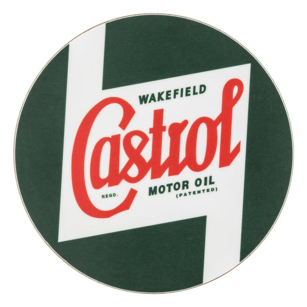 Untersetzer CASTROL CLASSIC Logo grün/weiß/rot 