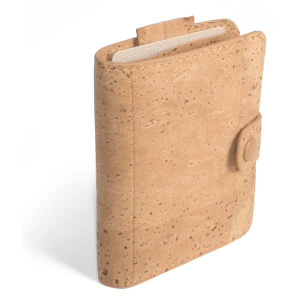 Geldbeutel Sperling mit SIP Logo Kork Natur 