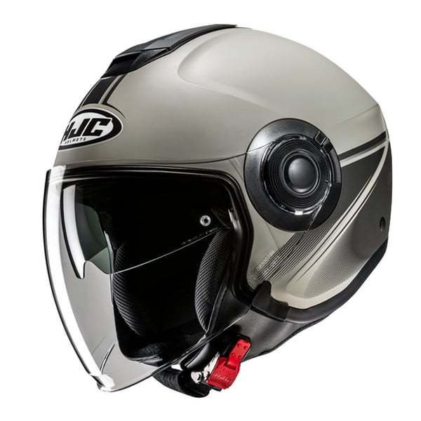 Helm HJC i40N, grau, Gr. M, 57-58 cm Jethelm