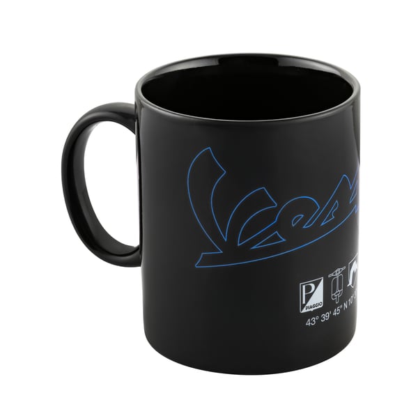 Tasse PIAGGIO 'Vespa' schwarz 