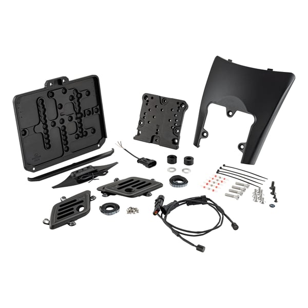 Nummernschildhalter Rücklicht WUNDERKIND für französische Kennzeichen 210 x 130 mm, hinten, 107430-A89-F15 für Vespa GTS/GTS Super/GTV 125/300/310ccm (2023-)