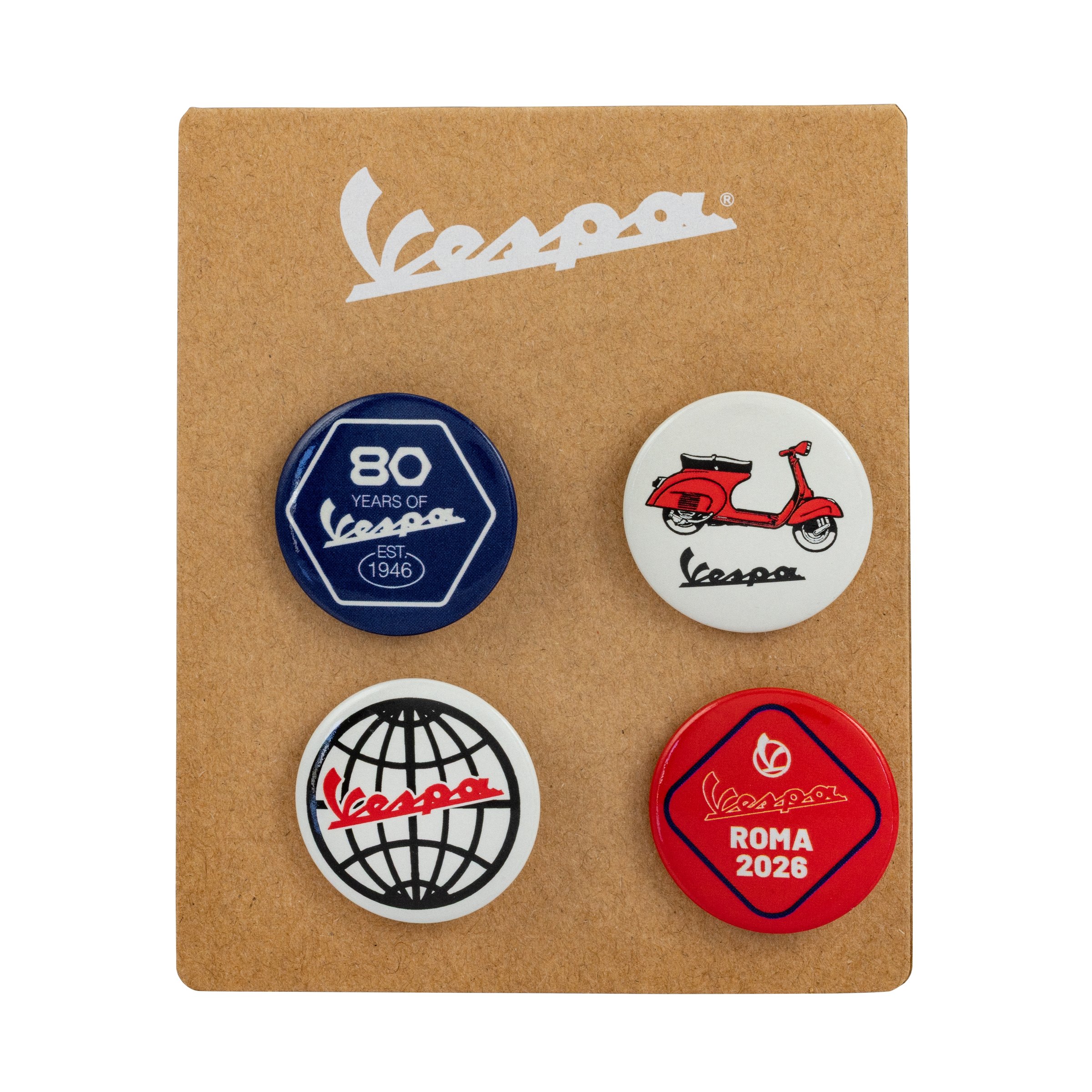 Pin Set PIAGGIO 'Vespa 80 Jahre' 