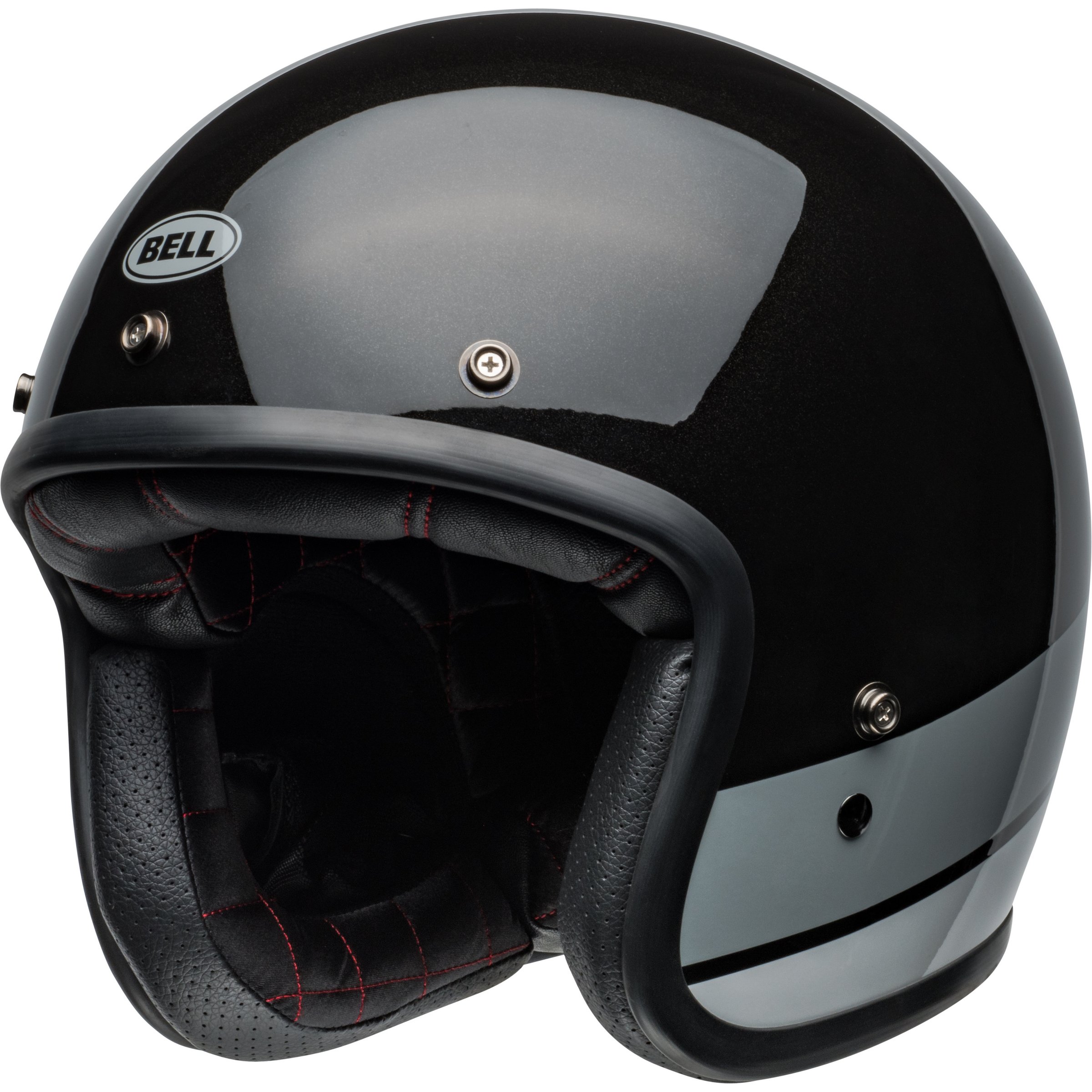 Helm BELL Custom 500 Apex, schwarz/grau, Gr. XL, 61-62cm Jethelm