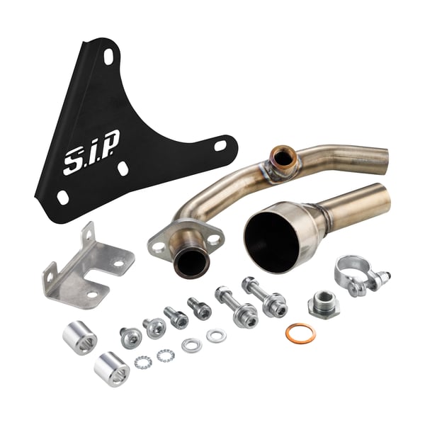 Verbindungsstück SIP, für Rennauspuff Tribute für Vespa Primavera/Sprint 125-150ccm i.e. 3V 4T AC