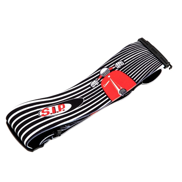 Brillenband SIP 'Feeling Good', schwarz/rot 