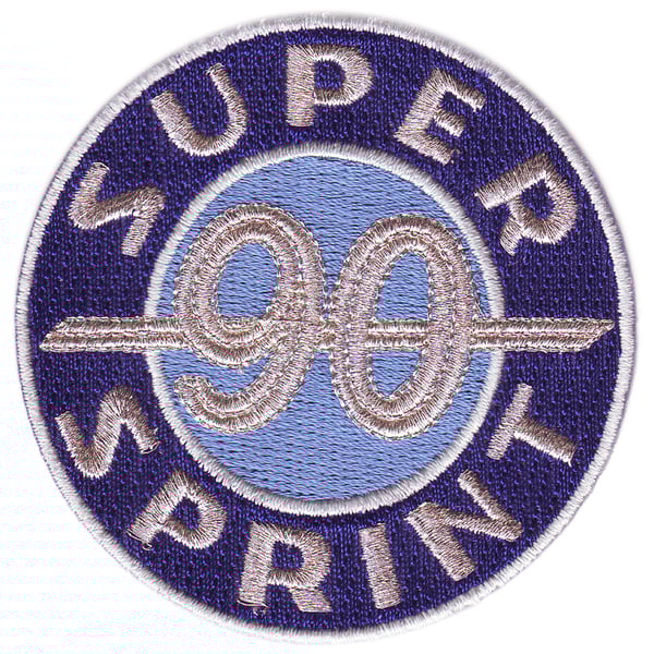 Aufnäher mit Motiv 'SUPER SPRINT 90' für Vespa 90 SS
