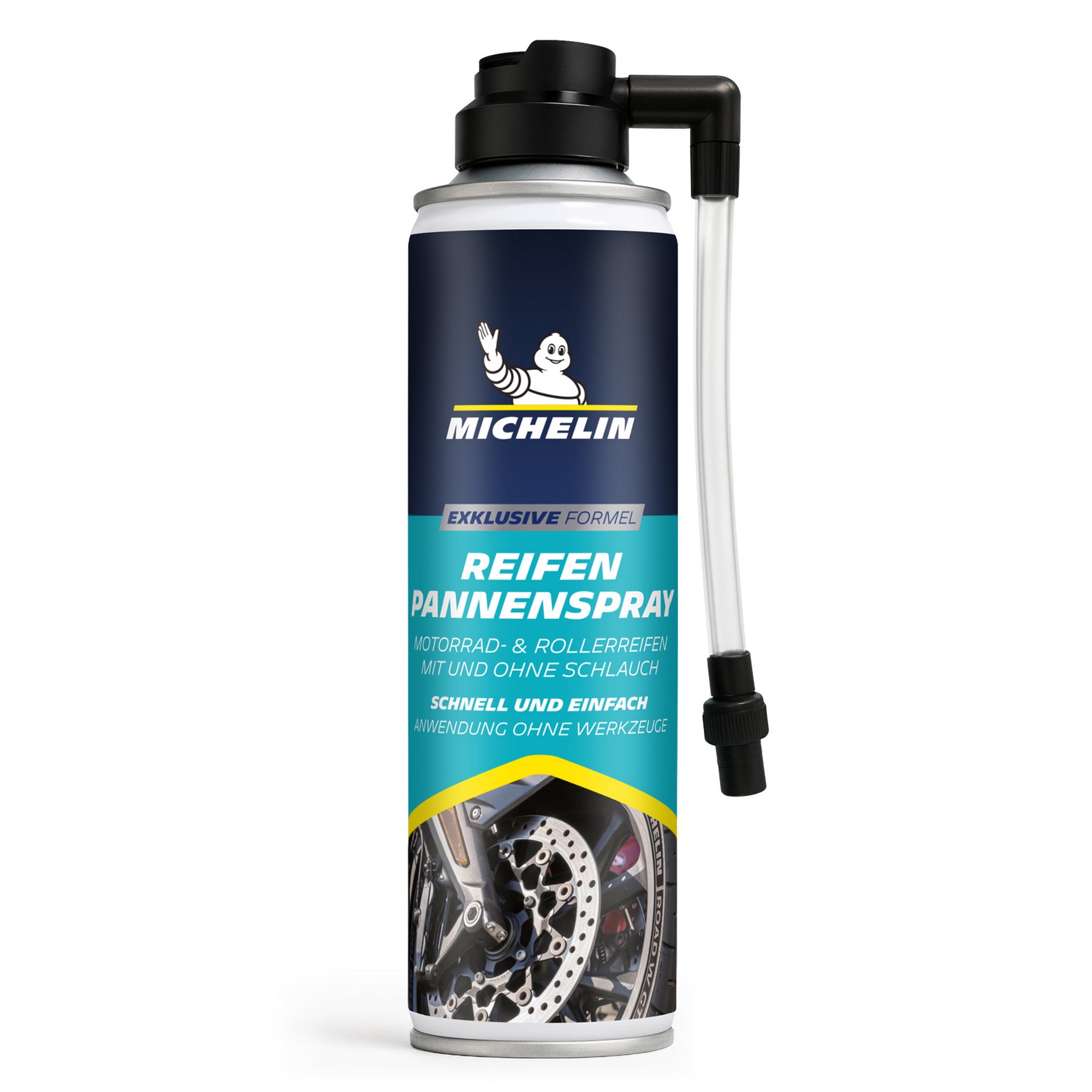 Pannenspray MICHELIN Reifendichtmittel für Roller, Motorrad, ATV/Quad, Fahrrad