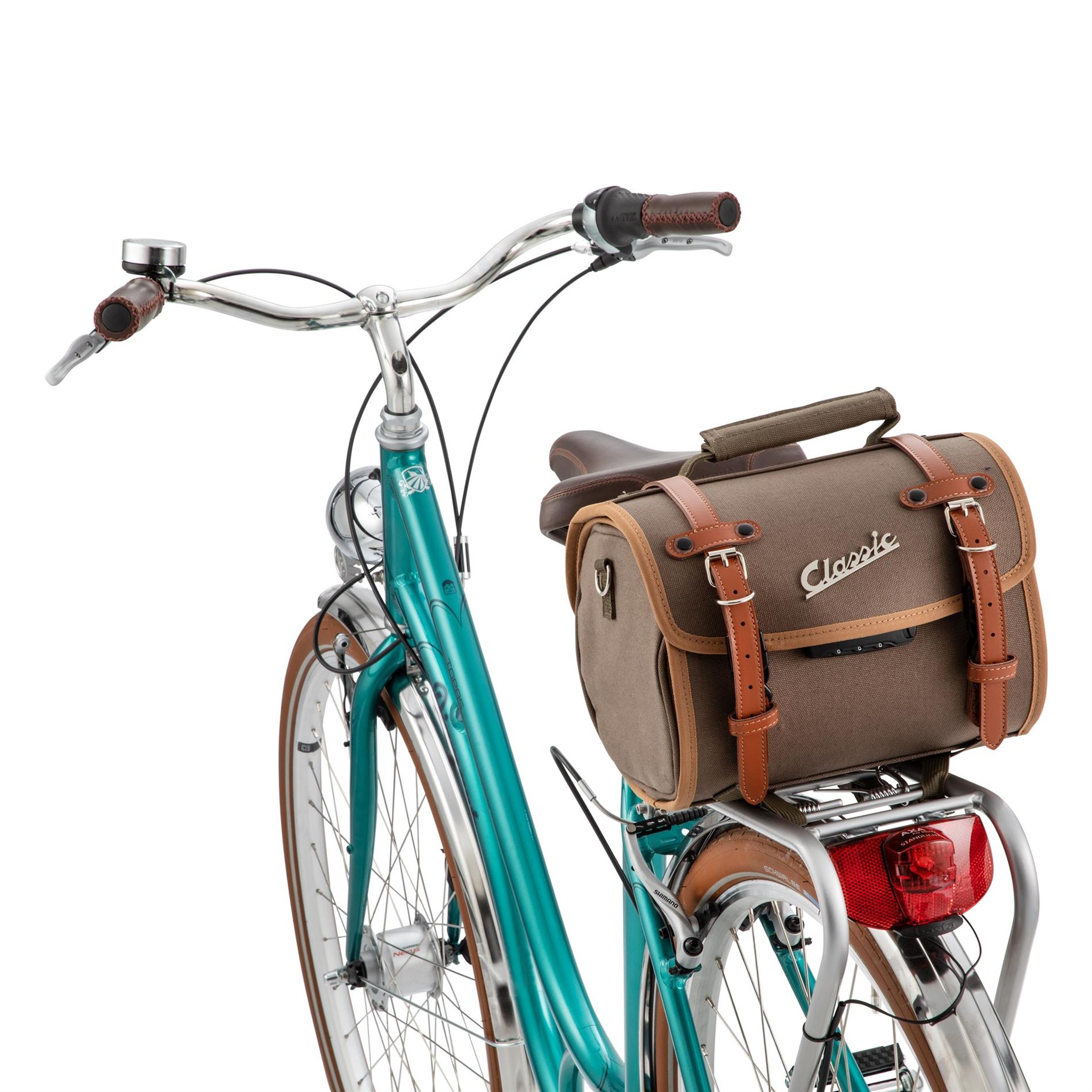 Fahrradtasche/Koffer SIP 'Classic', klein für Gepäckträger  