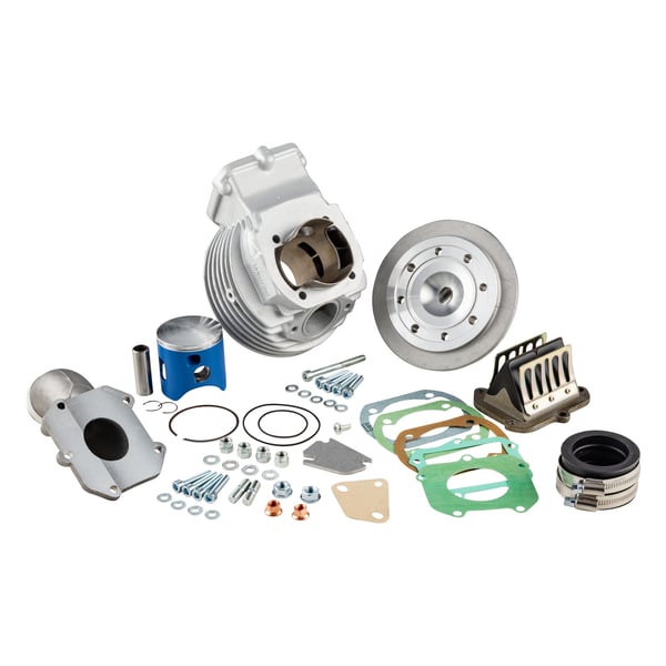 Rennzylinder PARMAKIT W-Force AC 135 ccm Booster Scarico 57998.00 für Vespa 50-125/PV/ET3/PK/S/XL/2