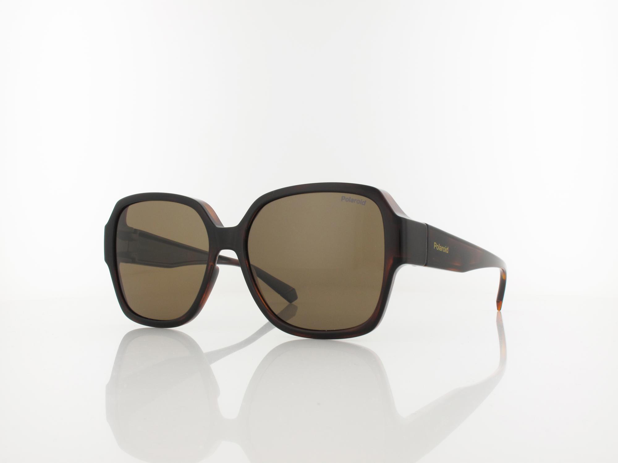 Polaroid PLD 9021/S 086/SP 58 havana / bronze polarized