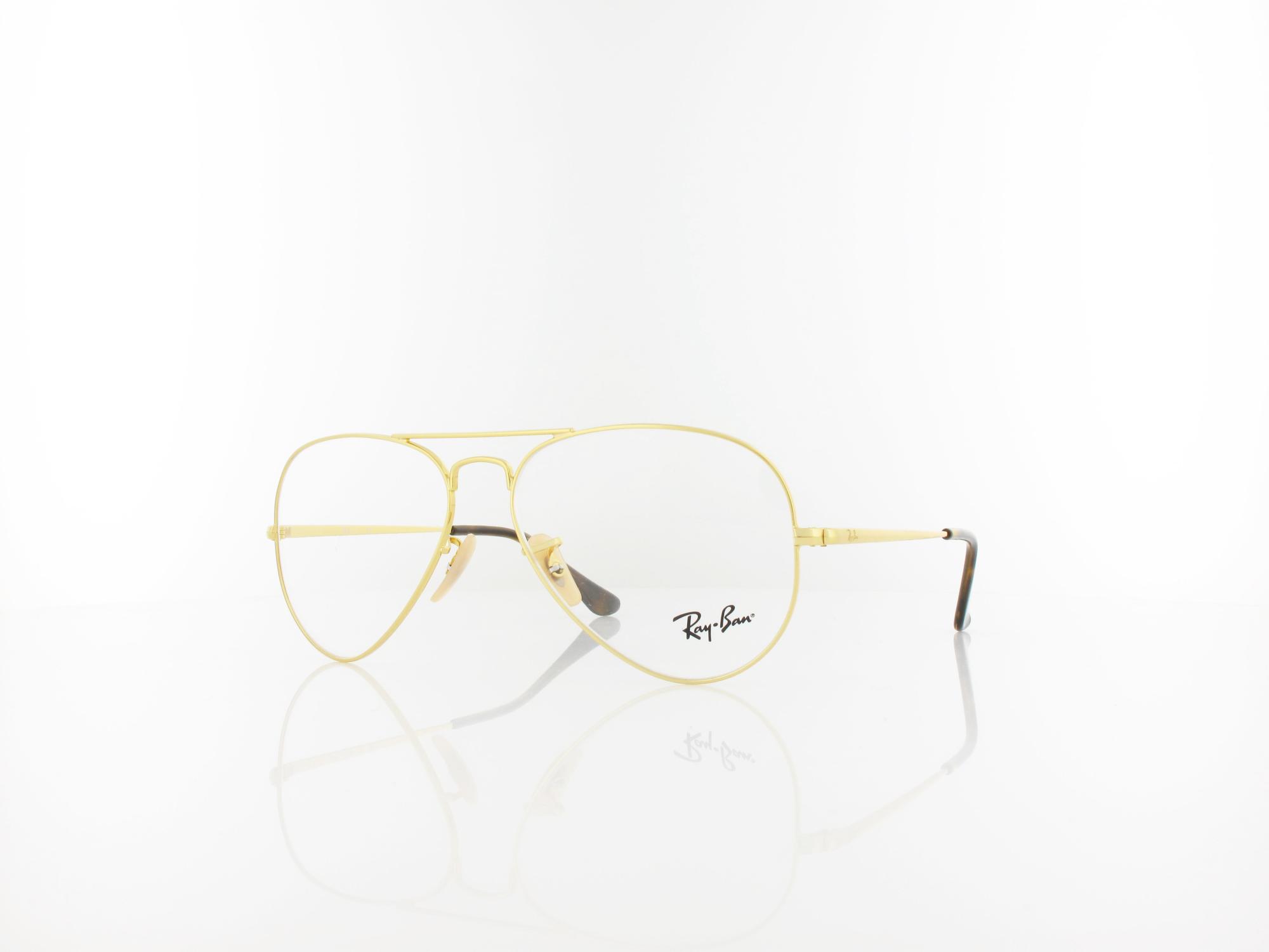 Ray Ban Aviator RX6489 2500 55 gold