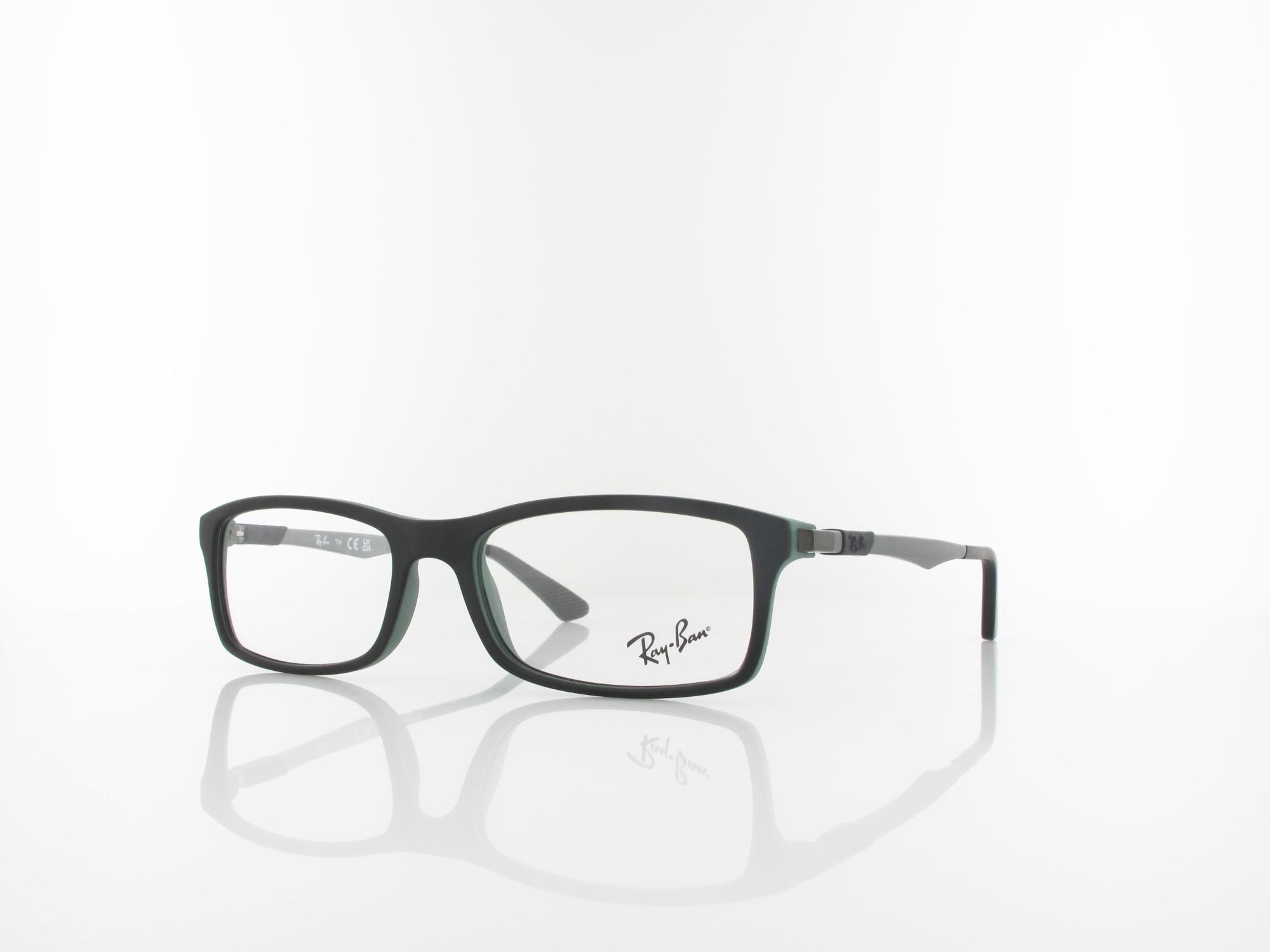 Ray Ban RX7017 5197 54 top black on green