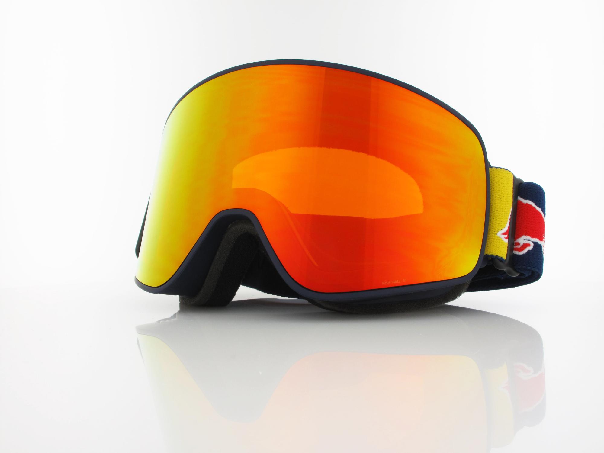 Red Bull SPECT RUSH 14RE2 matt blue blue strap colored logo / orange with red mirror