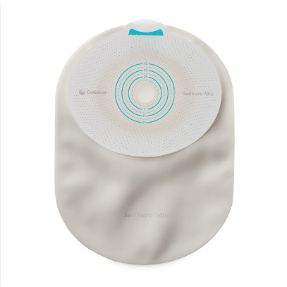 SenSura Mio Nr. 10873 einteilig mit geschlossenem Beutel, Midi, 420ml, Stomagröße 30mm, lichtgrau, P=30 Stück, PZN 10201691