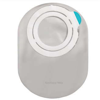 SenSura Mio Flex geschlossener Beutel, Midi, lichtgrau, RR 50mm, Beutelinhalt 320ml, P=30 Stück,