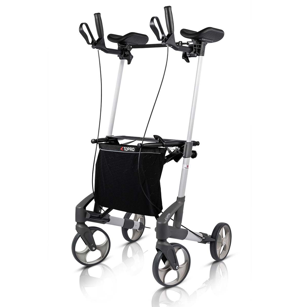 Rollator Topro Troja Walker² X, mit Unterarmauflagen, Körpergröße: 125-160 cm, Max. 80 kg (#1117745)
