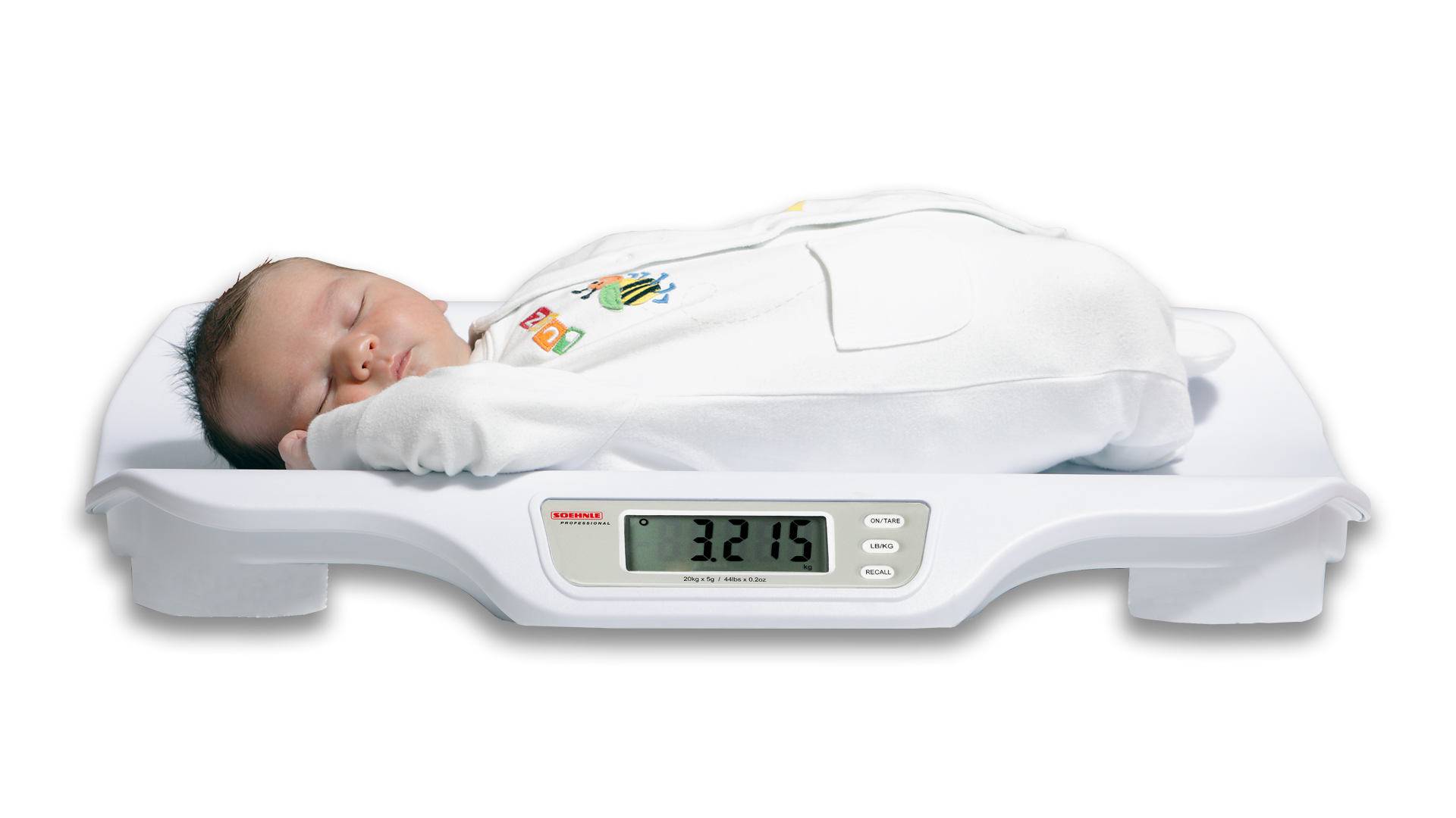 Babywaage Cosy, nur 3.2 kg, LCD Display