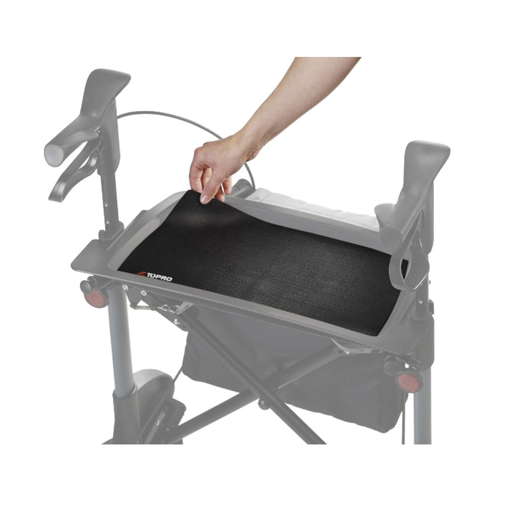Anti-Rutschmatte für Topro Troja 2G Rollator zum Abstellen und Transportieren einer Tasse (#1193)