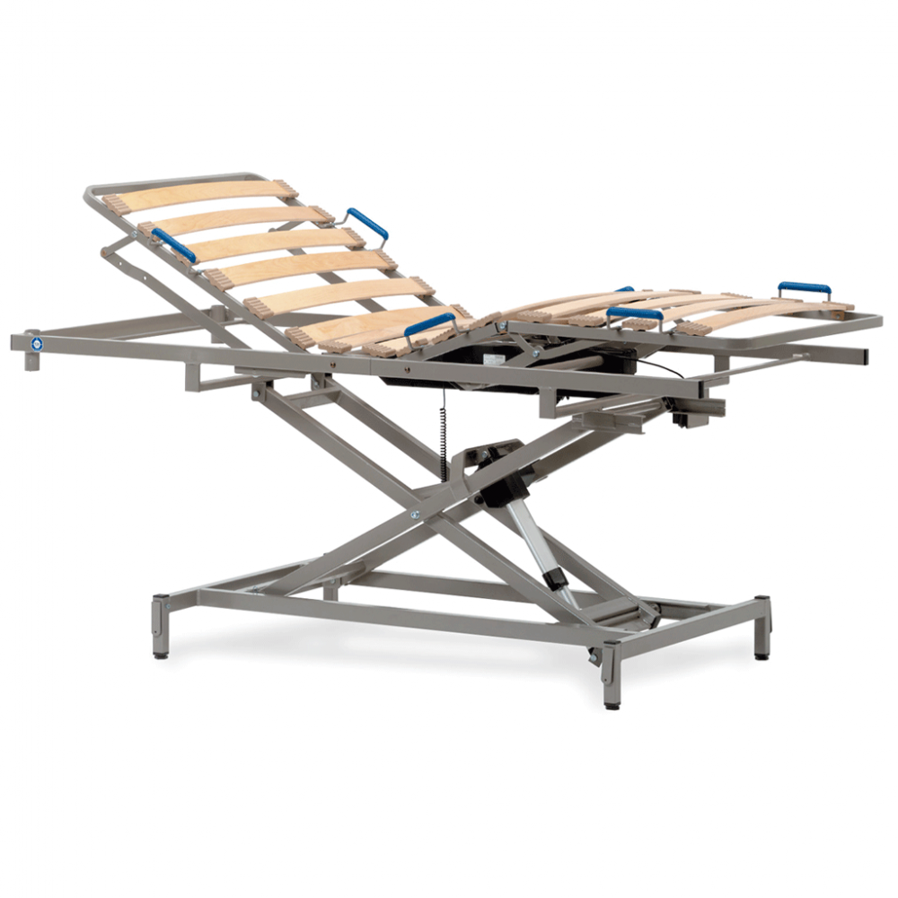 Einlegerahmen Belluno bibs, Bett-im-Bett-System von Hermann Bock, 4-geteilte Liegefläche mit Federholzleisten, bis 165kg