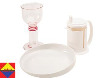 Etac Tasty Teller mit Randerhöhung, für Menschen mit beeinträchtigter Kraft und Beweglichkeit in Hand und Arm