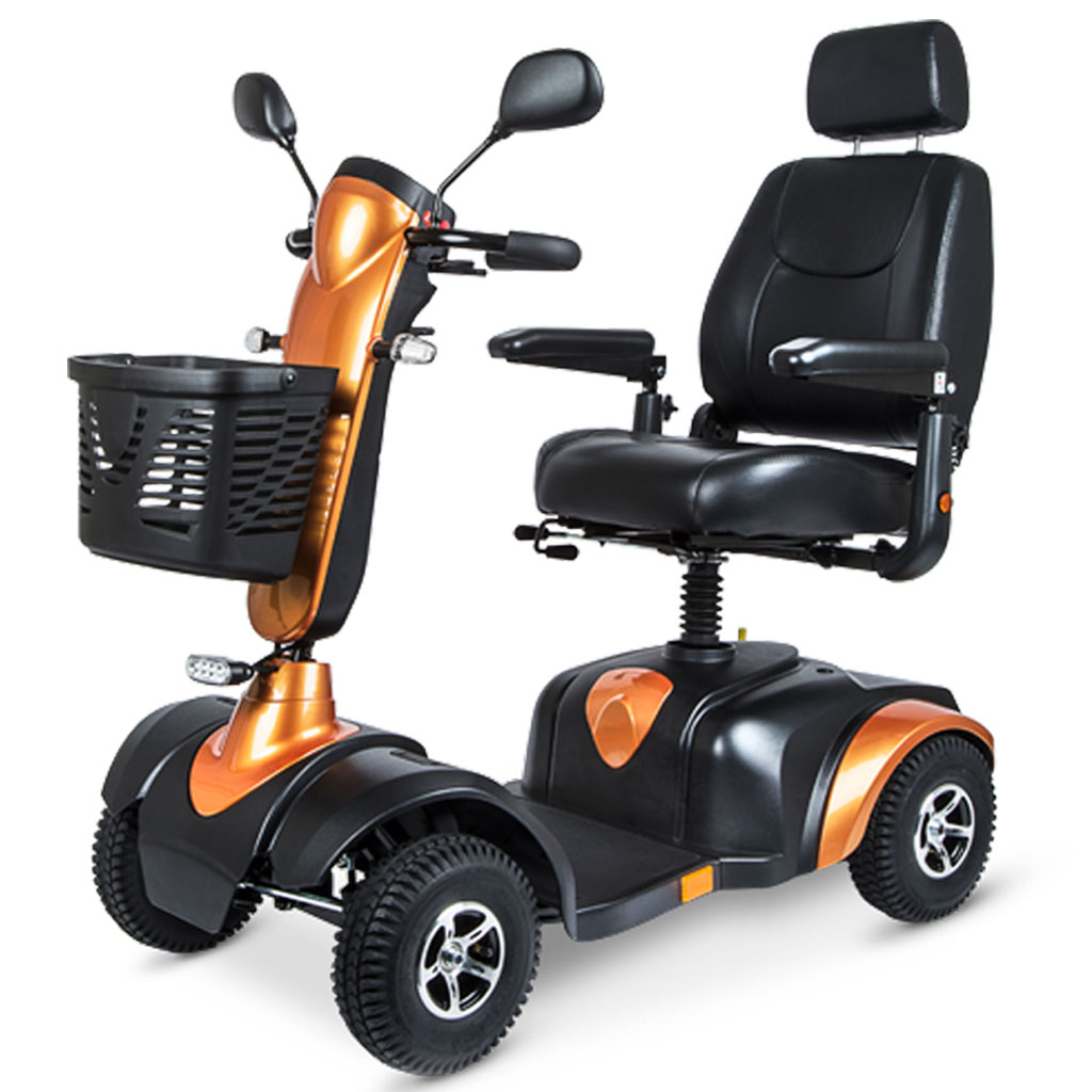 Meyra Cityliner CL 409 Elektromobil, Farbe sanddorn, das E-Mobil mit dem Komfort-Sitz, bequemes Seniorenmobil