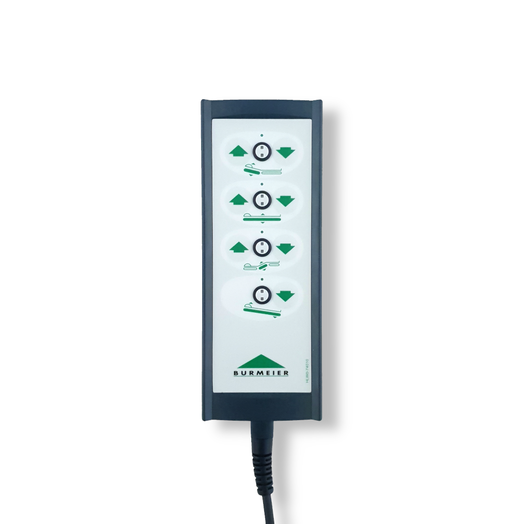 Handschalter HL74 für Burmeier Pflegebett Dali, Fortuna, Arminia, Bedienung inkl. Kabel (kein Export!)