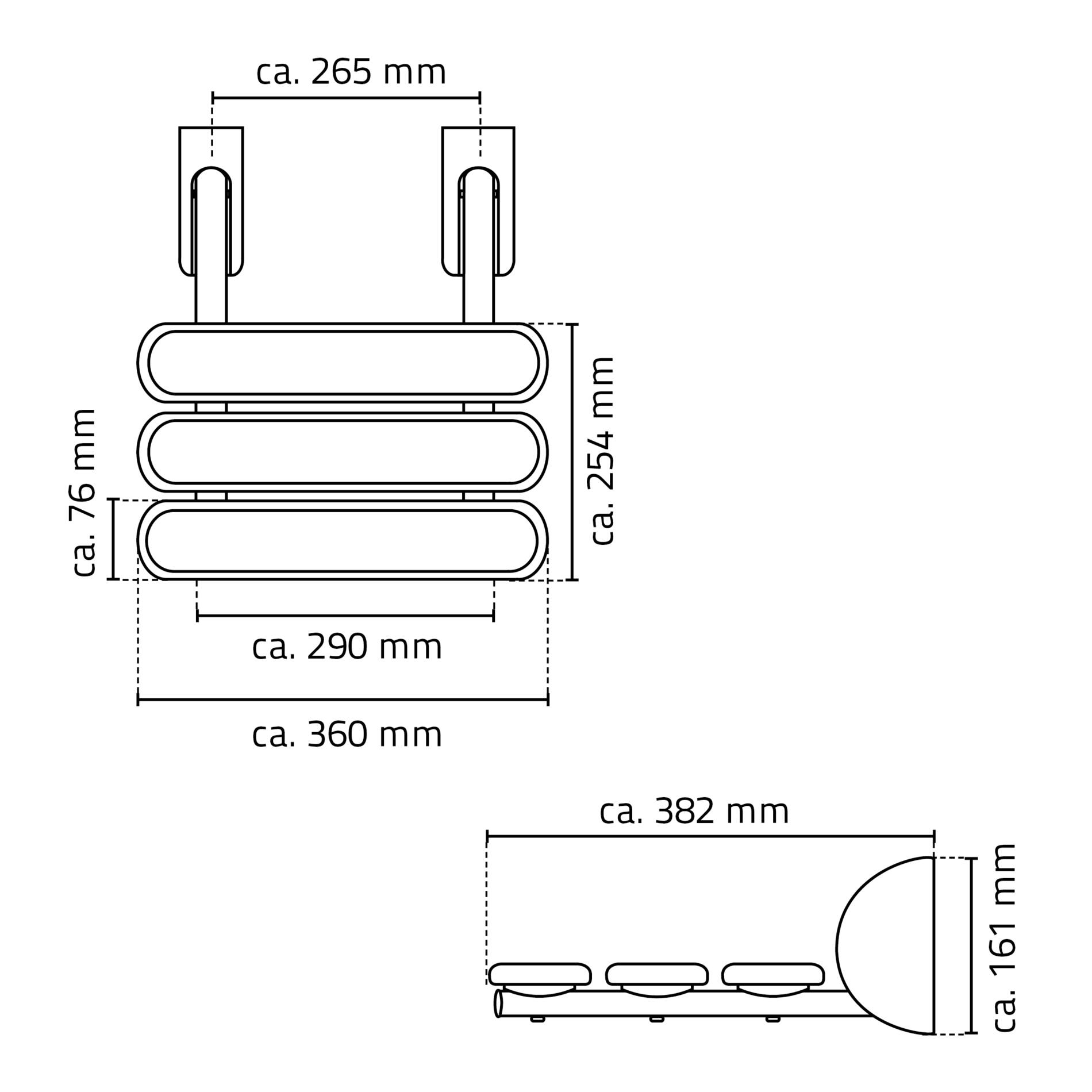 Duschklappsitz / Duschsitz Pro mit Holzoptik Sitzfläche bis 130 kg, sehr platzsparend