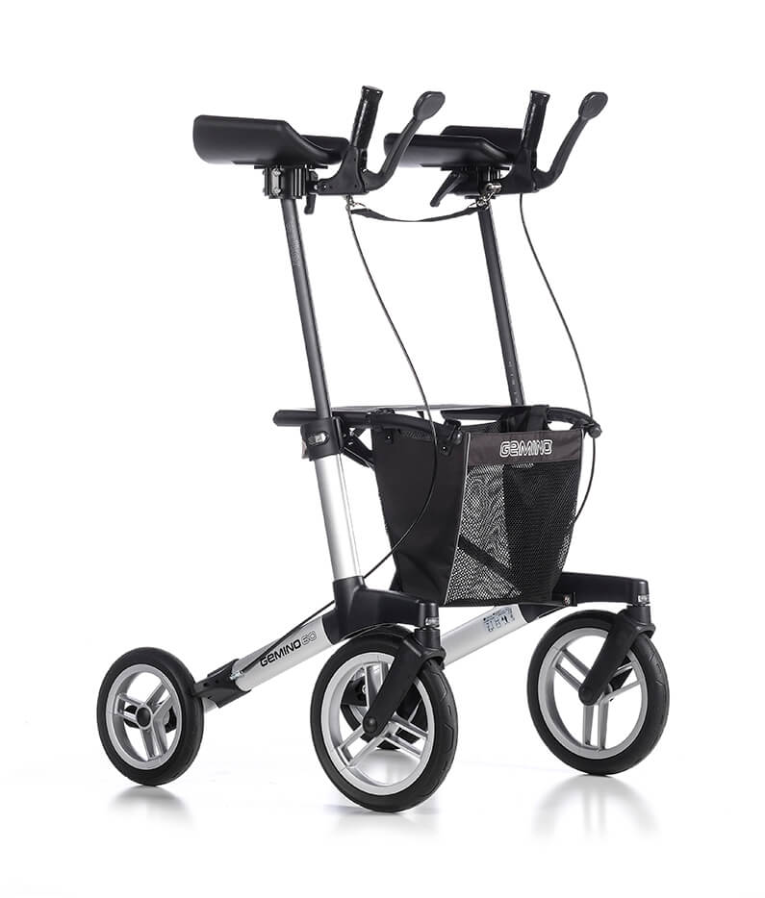 Sunrise Medical Gemino 60 Walker UAL, Outdoor-Rollator mit Unterarmauflagen, Personengröße 150-200cm, bis 130 kg belastbar