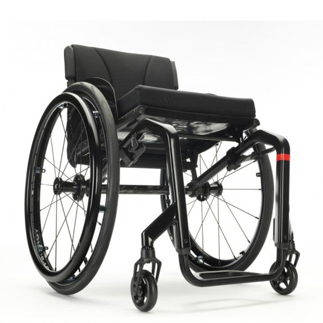Küschall K Series Starrrahmen-Rollstuhl, Aktiv-Adaptiv, neuer Vorderrahmen (Kantendesign), ca. 5.3kg Transportgewicht, ca. 7.9kg Eigengewicht