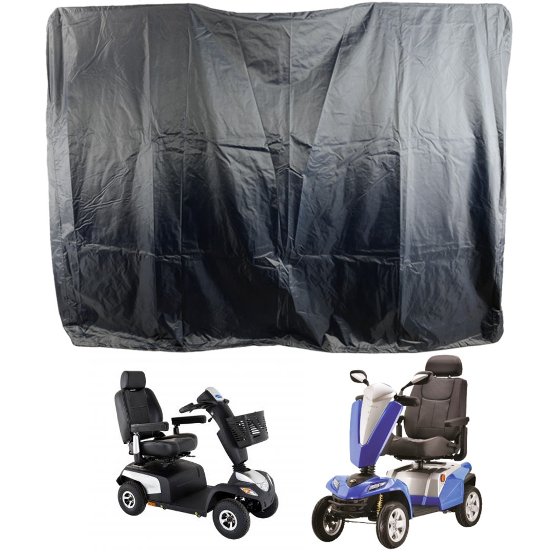 MPB Scooter-Garage XL, grau, beschwerter Rand zur einfacheren Handhabung und Halt, Abdeckung für Elektromobile