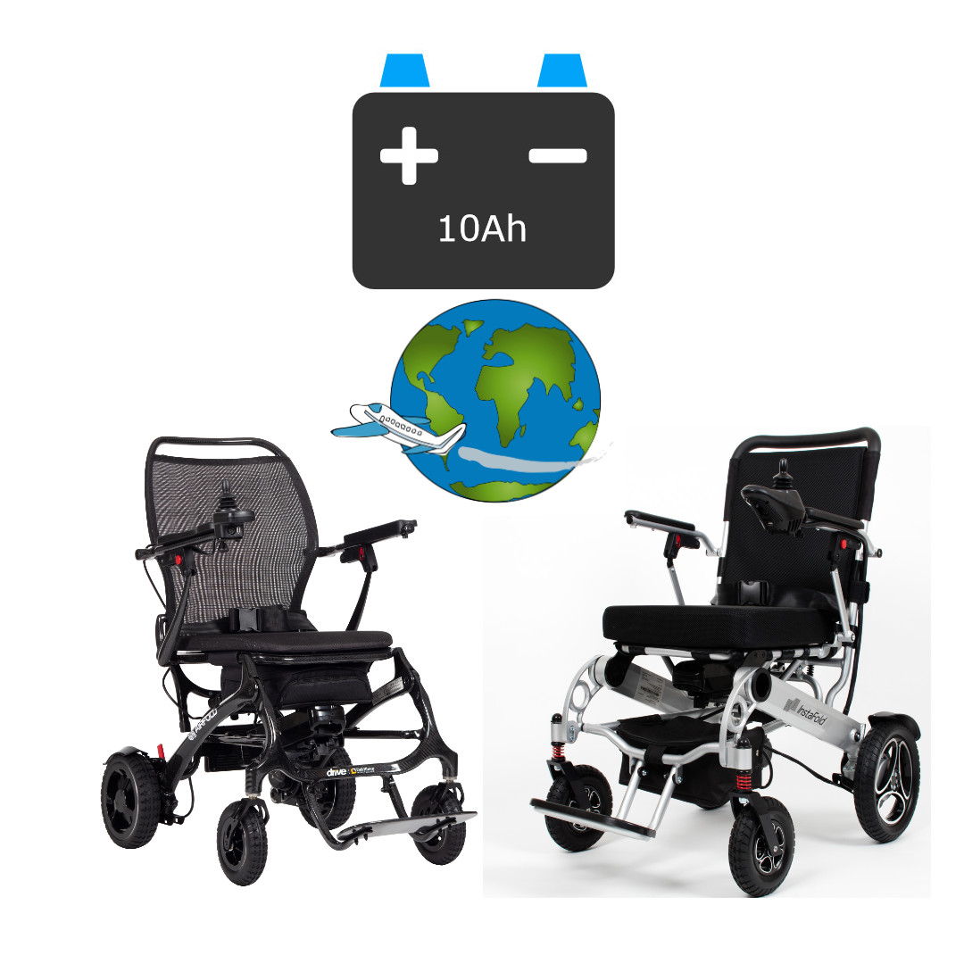 10Ah Batterie für Instafold & Airfold, spezielle kleinere Batterie für Flugreisen*, Reise-Akku 240Wh Lithium-Ionen-Akku