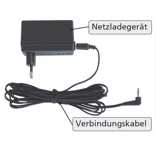 AKS Ladegerät + Ersatzakku im Set für aks-Patientenlifter Foldy, Dualo, Clino II, Original AKS Akku komplett mit Gehäuse